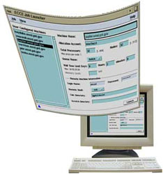 Screen shot of Launcher over computer